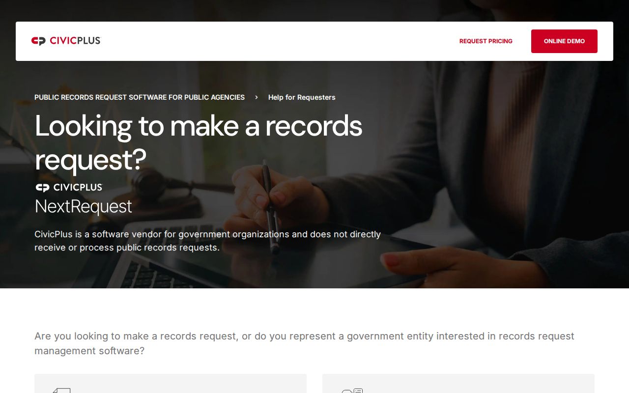 Peachtree City NextRequest public records portal
