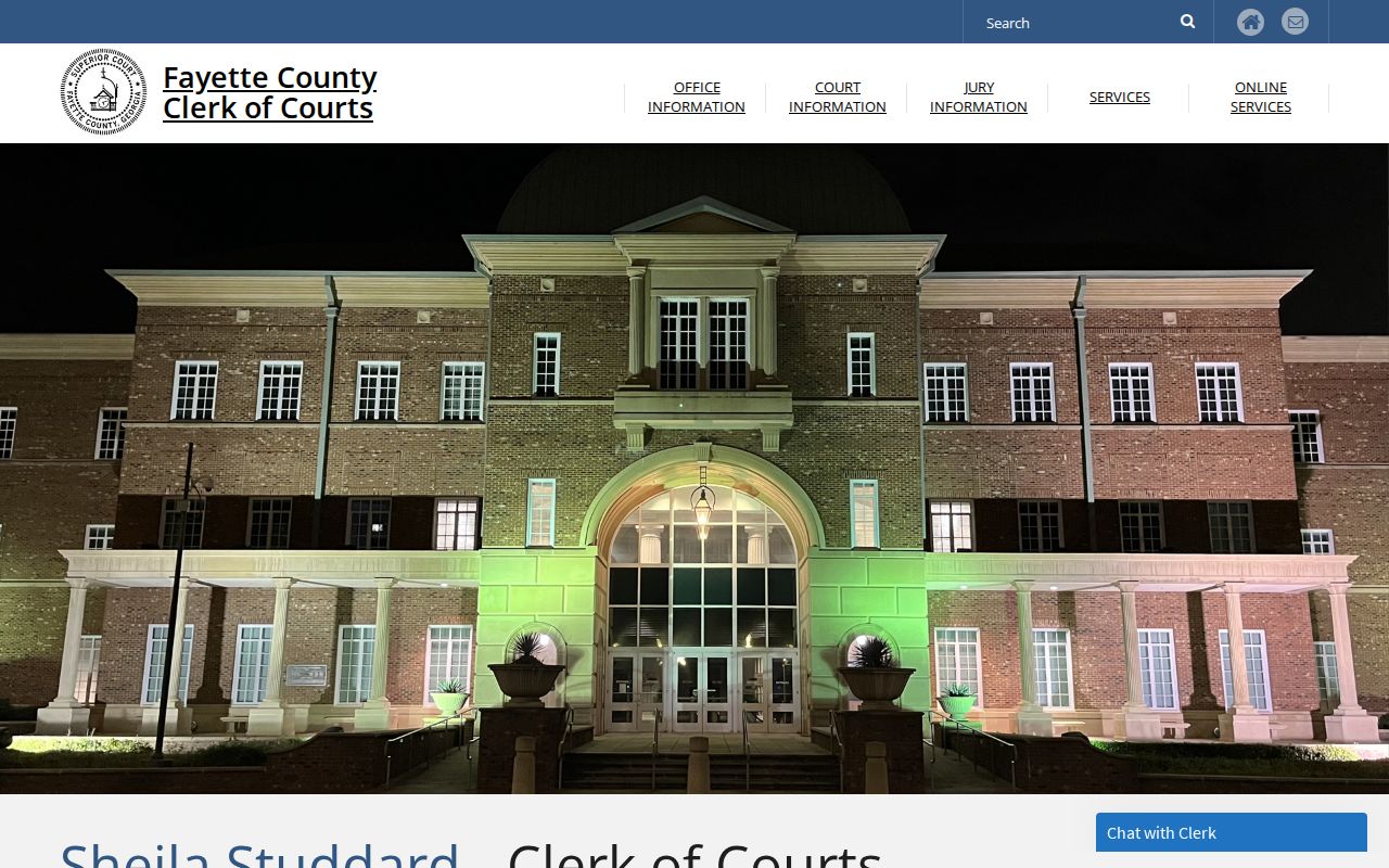 Peachtree City previous residents Fayette Clerk office