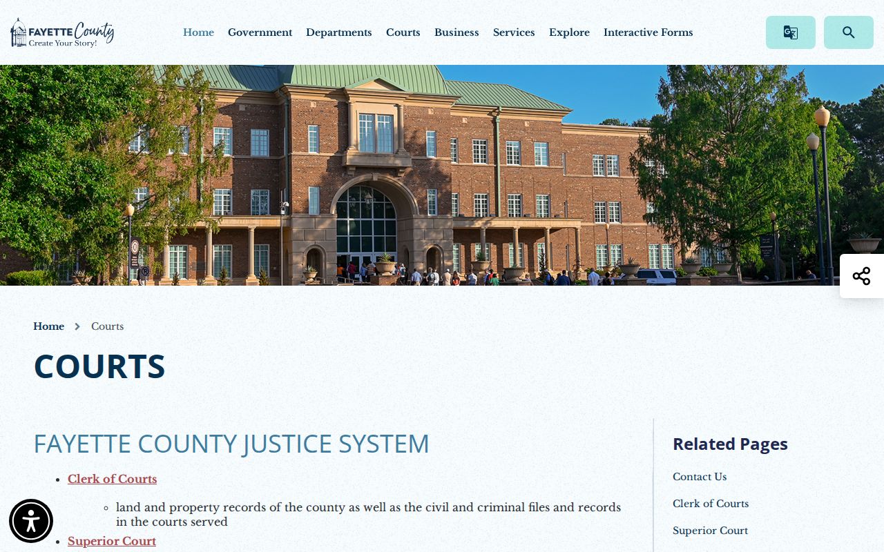 Peachtree City previous residents Fayette County courts
